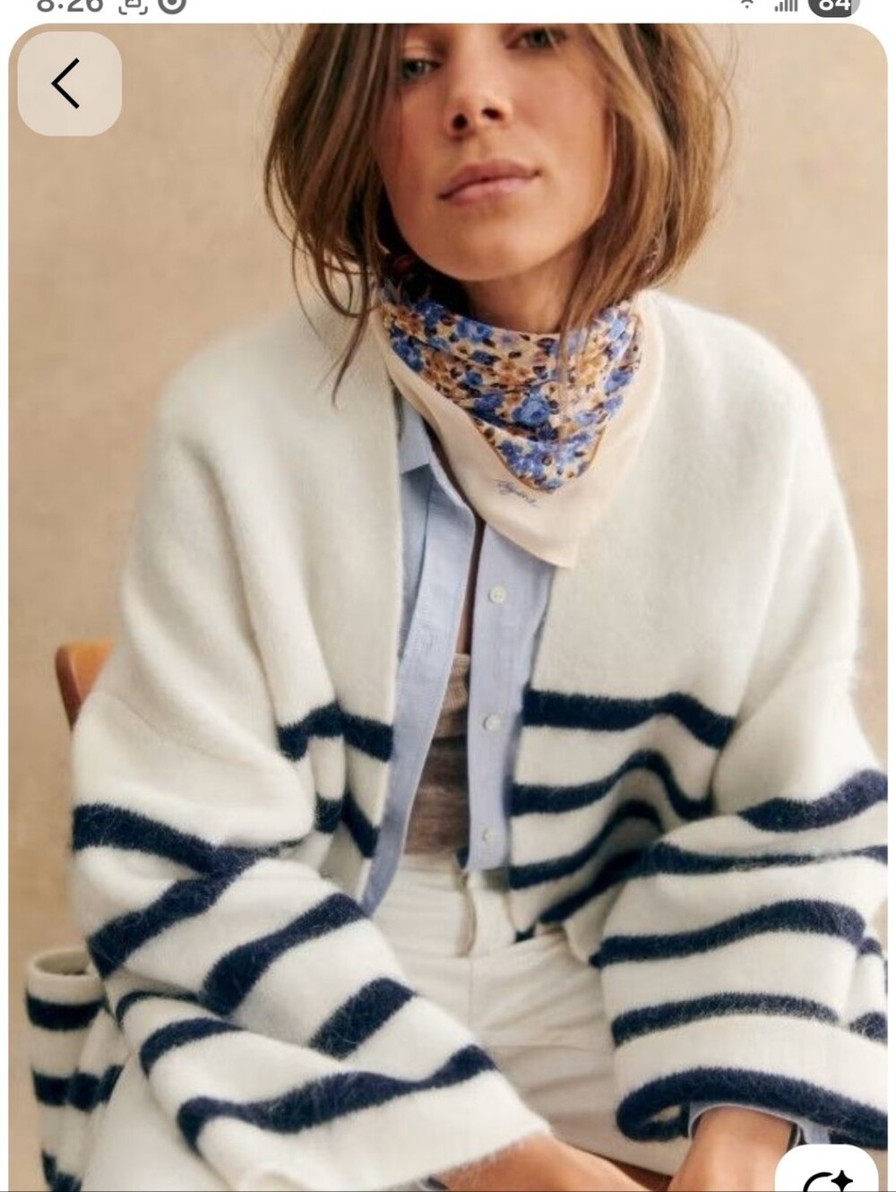 Reaction Kenneth Cole chunky knit coastal duster cardigan sweater